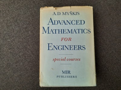 ADVANCED MATHEMATICS FOR ENGINEERS SPECIAL COURSES A D MYSKIS foto