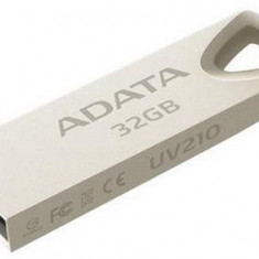 Stick USB A-DATA AUV210-32G-RGD, 32 GB, USB 2.0, metalic (Argintiu)