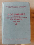 Documente din istoria Paridului Comunist din Romania 1923-1928
