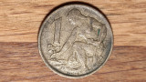Cehoslovacia - moneda de colectie istorica - 1 koruna 1976 - foarte frumoasa !, Europa