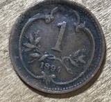 MNDSTR AUT3 Austroungharia 1 heller 1894