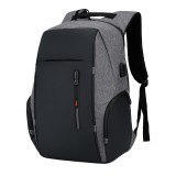 Cumpara ieftin Rucsac pentru barbati Matteo GT1477, multifunctional, laptop, cu port USB, gri