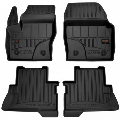 Set Covorase Auto Cauciuc Negro Ford Kuga 2 2013→ Pro Line Tip Tavita 3D 3D409682