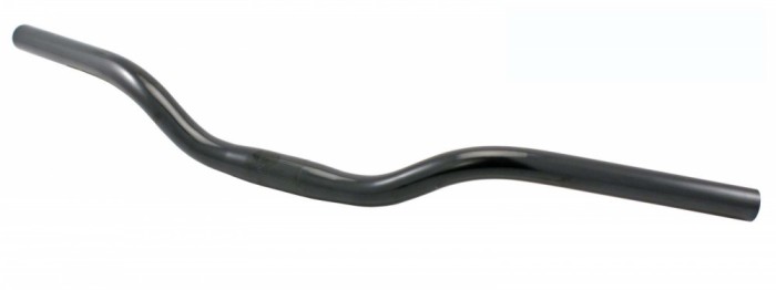 Ghidon Trekking, aluminiu, latime 590mm, &Oslash;25.4, culoare negru satin Cod:484000021RM