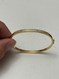 BRATARA AUR 18K - Model Bangle - Zirconia - 10.5g. - 470lei/gr. !