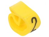Markere Marcaj PVC Galben 4-10mm