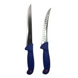 Cumpara ieftin Set cutite profesionale de macelarie, filetat, transat, dezosat, 2 cutite, otel carbon