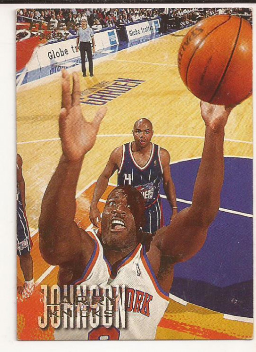 Cartonas baschet NBA Fleer 1996-1997 - nr 255 Larry Johnson - N.Y. Knicks