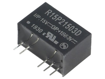 Convertor DC/DC 2W 15V și -3V foto