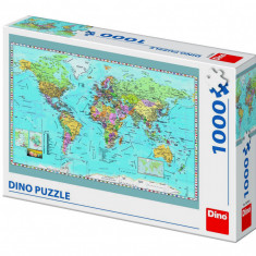 Puzzle - Harta politica a lumii - 1000 piese