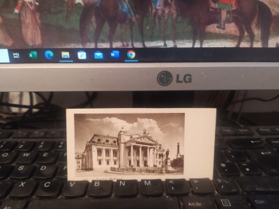 Iași, Teatrul Național, format liliput, circa 1940, necirculată, 205 foto