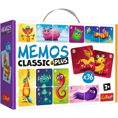 Joc Memos Classic Plus Dragutii Monstri foto