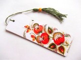 semn carte cu motiv traditional floral 35077