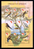 Centrafricana 1999, Fauna, Pasari, serie neuzata, MNH