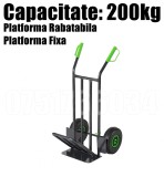 Carucior Transport Liza Platforma Rabatabila 200kg Cutii + LIVRARE GRATUITA