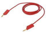 Cablu de măsurare Hirschmann T&amp;M MLN 200/2,5 2m 60VDC 30VAC 32A roșu PVC
