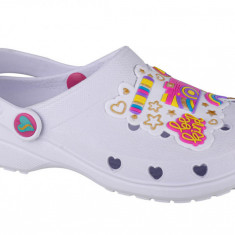 Papuci flip-flop Skechers Heart Charmer Photobomb 308003L-WMLT alb