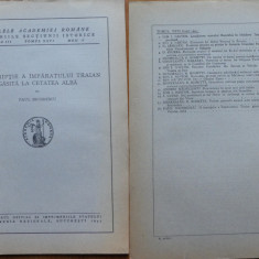 Nicorescu , O inscriptie a Imparatului Traian gasita la Cetatea Alba , 1944