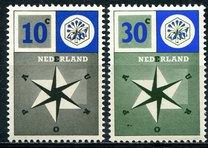 Olanda 1957 - Europa-cept 2v,,neuzat,perfecta stare(z) foto