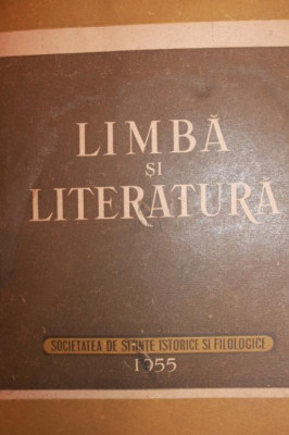 LIMBA SI LITERATURA foto