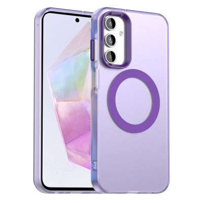Husa MagSafe pentru Samsung Galaxy A35 5G A356, Techsuit, CandyCase, Mov foto