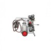 Mulgatoare Vaci Melasty EMT, 2 Posturi, Motor Termic+Electric, Bidon Aluminiu 25L, 7CP