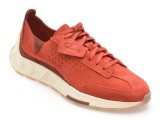 Cumpara ieftin Pantofi sport CLARKS rosii, CRAFT SPEED, din piele intoarsa
