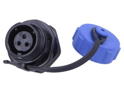 Conector mamă IP68 5A, 3 pini foto
