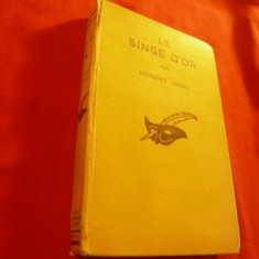 Herbert Adams -La singe d'or - Colectia Masca 1931 ,lb.franceza ,253pag