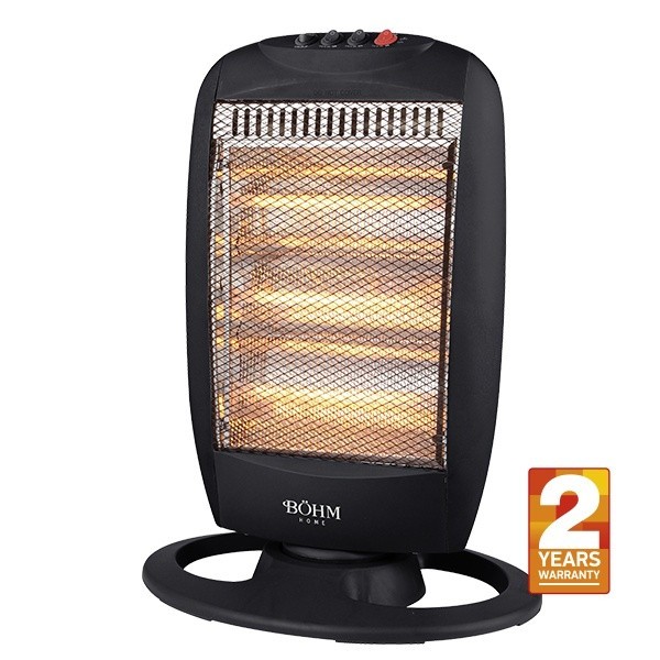 Incalzitor electric cu halogen BHH05 B&Ouml;HM, 3 trepte de putere 400/800/1200 W, Suprafata de &icirc;ncalzire 20-25 m&sup2; Innovative ReliableTools