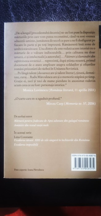 Radu Marculescu - Patimiri și iluminări din captivitatea sovietică