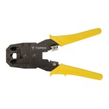 Cleste de sertizare Topex pentru conectori 4P, 6P si 8P, ergonomic