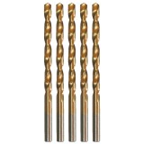 LumyTools LT21560 - Set burghie metal HSS-TIN 6 mm tija cilindrica 10 bucati
