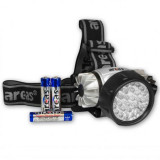 Lanterna de cap cu 28 LED-uri CREDD, include 3 x AAA R3, Arcas