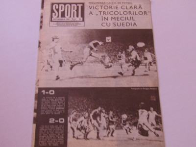 Revista SPORT-nr.9/09.1982(prezentare Chimia RM.Valcea,Poli Iasi,meci Romania) foto