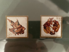 germania - serie timbre pictura religie craciun nestampilata MNH foto