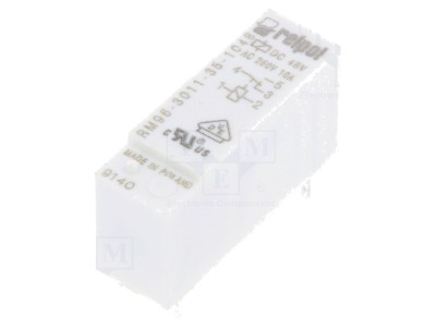 Releu electromagnetic SPDT 48VDC 8A PCB foto