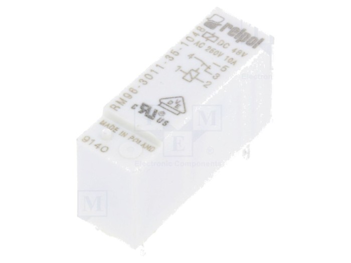 Releu electromagnetic SPDT 48VDC 8A PCB