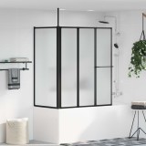 vidaXL Paravan de duș Alb 120 x 70 x 137 cm Aluminiu 42009757