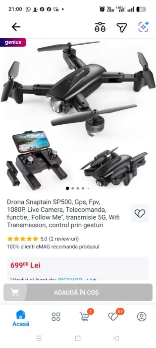 Drona Snaptain SP500