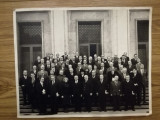 Foto mare generatia USAMV Bucuresti 1947 la revederea din 78, verso cu semnaturi