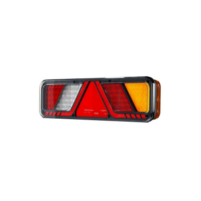 Lampa stop 450x138, 24V, LED, 6 functii, ceata, mers inapoi, cu triunghi, stanga/dreapta Cod: FT-700-066 - R-Dreapta Automotive TrustedCars foto