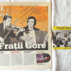 "FRATII GORE", CD Muzica de Colectie Vol. 9 + ziar JURNALUL NATIONAL, 2007