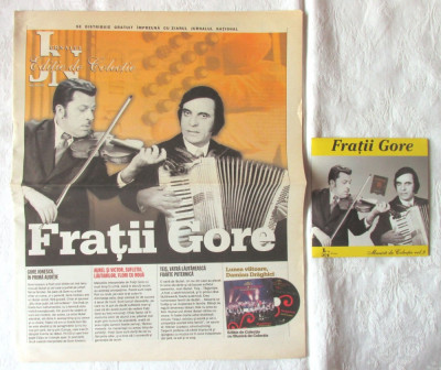 &amp;quot;FRATII GORE&amp;quot;, CD Muzica de Colectie Vol. 9 + ziar JURNALUL NATIONAL, 2007 foto