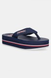 Rip Curl șlapi femei, culoarea bleumarin, cu platforma, 17EWOT