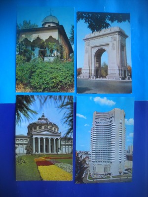 HOPCT LOT 2018 - BUCURESTI -4 CARTI POSTALE-CIRCULATE foto