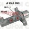 Pompa centrala, frana OPEL VECTRA C GTS (2002 - 2016) METZGER 202-439