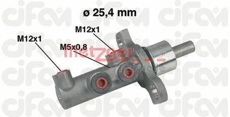 Pompa centrala, frana OPEL VECTRA C GTS (2002 - 2016) METZGER 202-439
