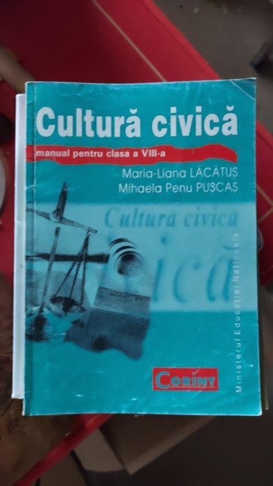 CULTURA CIVICA CLASA A VIII A - LACATUS , PUSCAS EDITURA CORINT