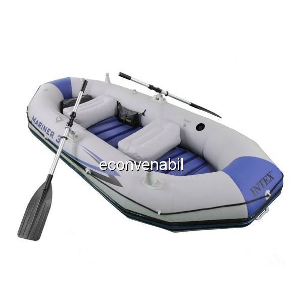 Barca Gonflabila Mariner III 3 Persoane Intex 68378 cu Podea Rigida 68373 Barca Gonflabila Mariner III 3 Persoane Intex 68378 cu Podea Rigida 68373